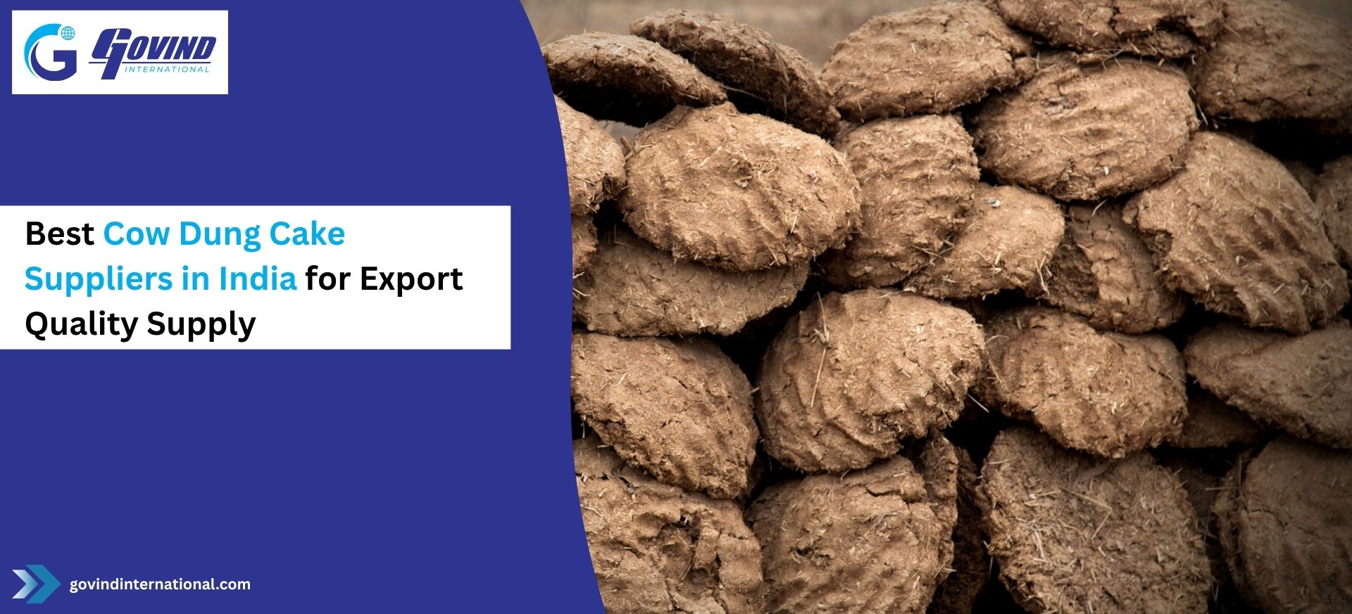 Cow dung cake suppliers in India offering export-quality organic fertilizer for global supply